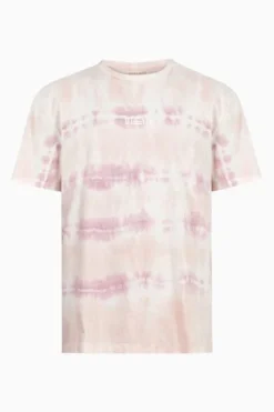 All Saints Pink Montie Short Sleeve Crew T-Shirt -ALLSAINTS Sales unnamed file 468