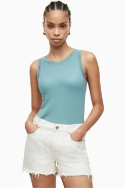 All Saints AllSaints Blue Rina Tank