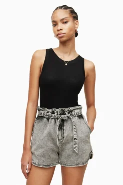 All Saints AllSaints Rina Black Tank