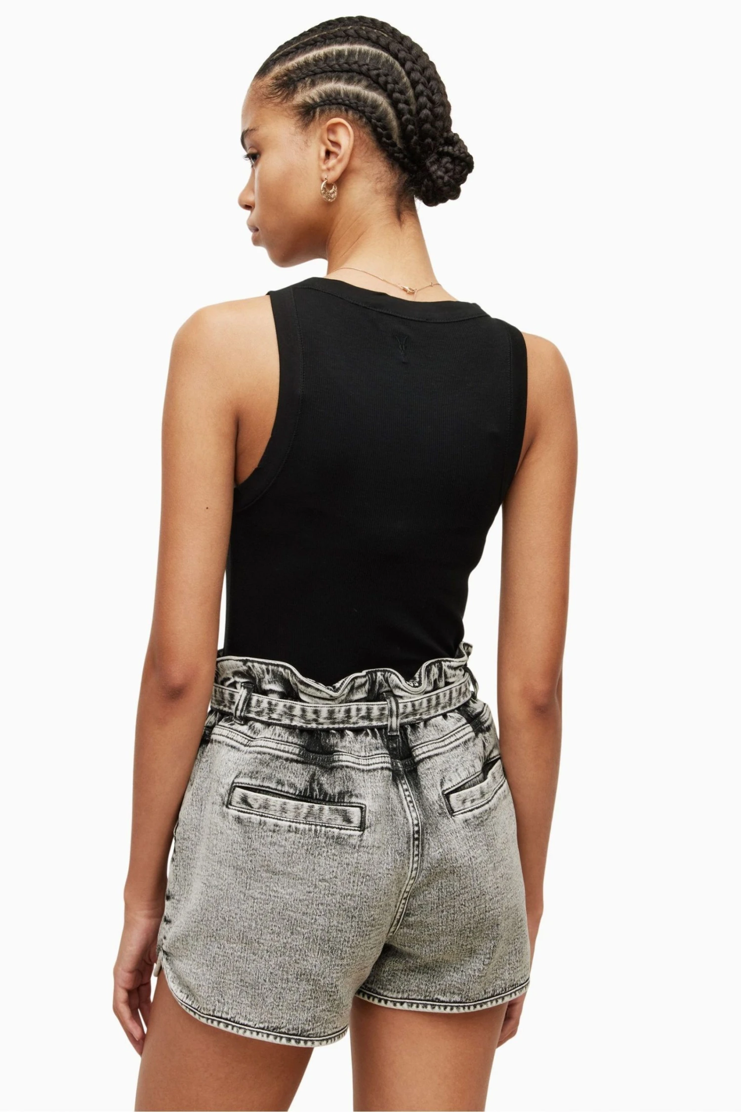 All Saints AllSaints Rina Black Tank 4 All Saints AllSaints Rina Black Tank - Image 2