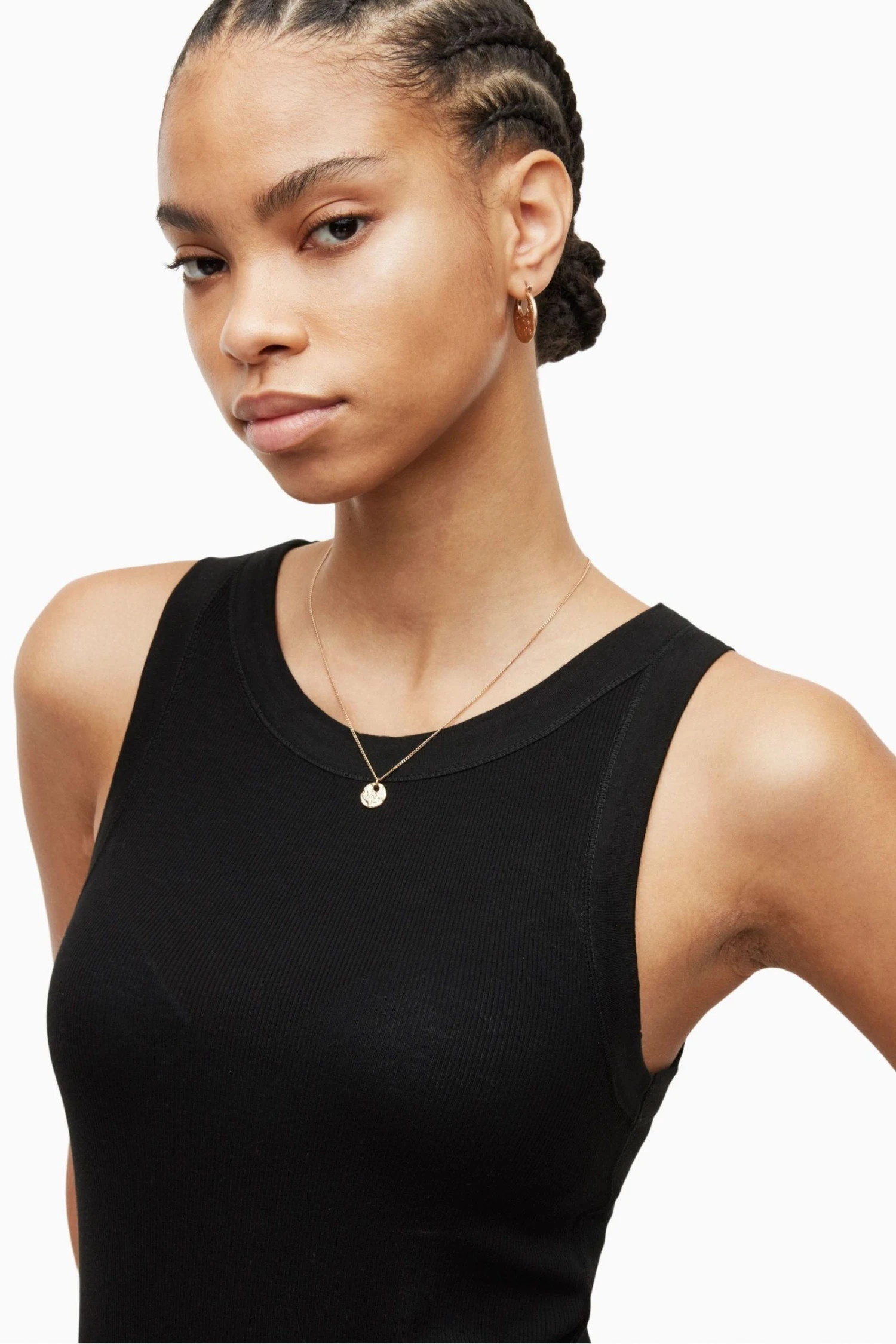 All Saints AllSaints Rina Black Tank 7 All Saints AllSaints Rina Black Tank - Image 5