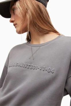 All Saints AllSaints Grey Rei Sweatshirt -ALLSAINTS Sales unnamed file 4715 scaled