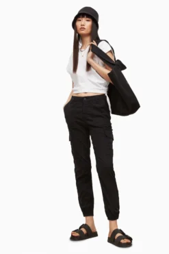 All Saints AllSaints Black Nola Cargo Joggers