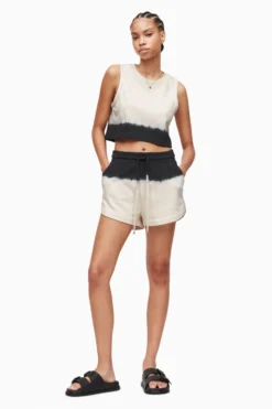 All Saints AllSaints White Lila Ombrê Shorts -ALLSAINTS Sales unnamed file 4734 scaled