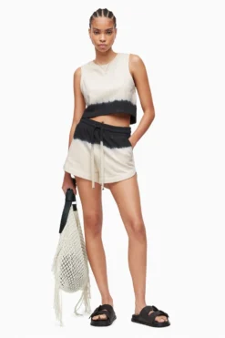 All Saints AllSaints White Lila Ombrê Shorts -ALLSAINTS Sales unnamed file 4735 scaled