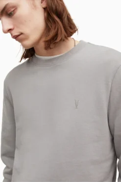 All Saints Grey Raven Crew Sweat Top -ALLSAINTS Sales unnamed file 4757 scaled