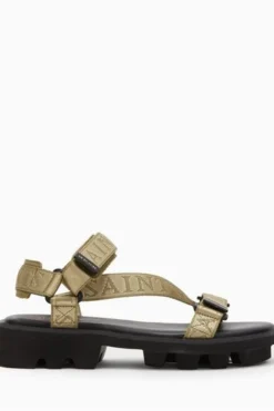 All Saints AllSaints Green Atlanta Sandals -ALLSAINTS Sales unnamed file 4795