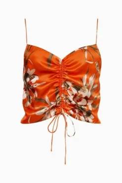 All Saints AllSaints Orange Alexia Dorada Top -ALLSAINTS Sales unnamed file 4808