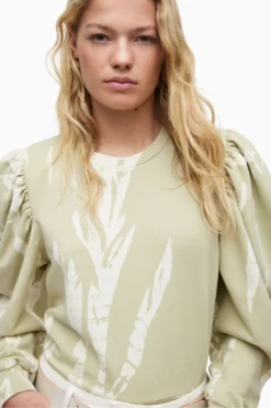All Saints AllSaints Green Elizah Sweatshirt -ALLSAINTS Sales unnamed file 4826 scaled