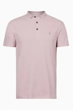 All Saints AllSaints Pink Reform Short Sleeve Polo Shirt -ALLSAINTS Sales unnamed file 4847 scaled