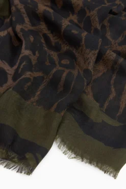 All Saints AllSaints Green Kiku Oblong Scarf -ALLSAINTS Sales unnamed file 4851 scaled