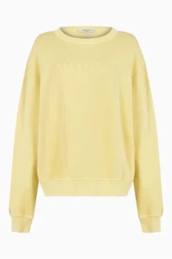 All Saints Yellow Pippa Sweat Top -ALLSAINTS Sales unnamed file 4887