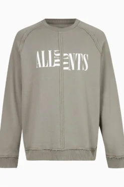All Saints AllSaints Grey Nico Crew Sweat Tops -ALLSAINTS Sales unnamed file 4904 scaled