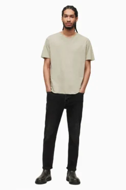 All Saints AllSaints Green Figure Short Sleeve Crew T-Shirt -ALLSAINTS Sales unnamed file 491 scaled