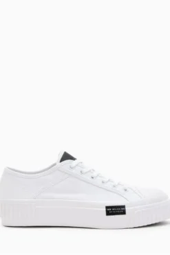 All Saints AllSaints Jackie White Flatform Shoes -ALLSAINTS Sales unnamed file 4938