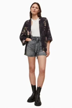All Saints AllSaints Carina Asago Black Kimono -ALLSAINTS Sales unnamed file 4971 scaled