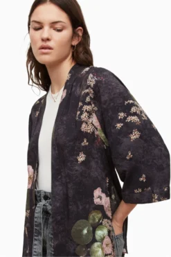 All Saints AllSaints Carina Asago Black Kimono -ALLSAINTS Sales unnamed file 4972 scaled
