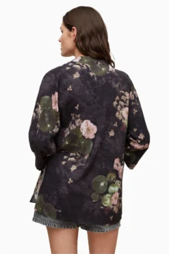 All Saints AllSaints Carina Asago Black Kimono -ALLSAINTS Sales unnamed file 4974 scaled