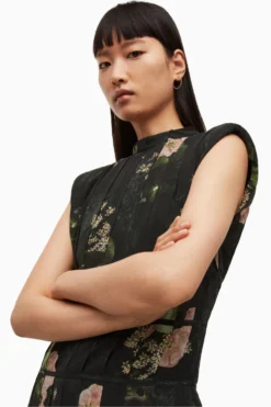 All Saints AllSaints Womens Black Coco Asago Dress -ALLSAINTS Sales unnamed file 4980 scaled