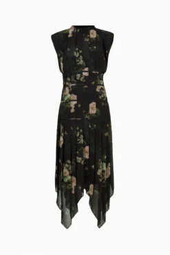 All Saints AllSaints Womens Black Coco Asago Dress -ALLSAINTS Sales unnamed file 4981 scaled