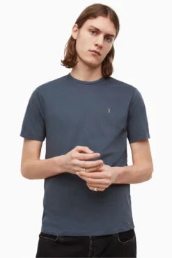 All Saints AllSaints Blue Brace Crew T-Shirt