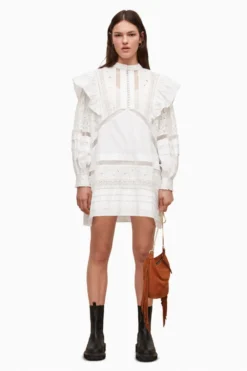 All Saints AllSaints White Prim Broderie Dress -ALLSAINTS Sales unnamed file 5006 scaled