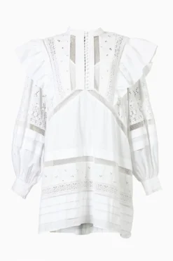 All Saints AllSaints White Prim Broderie Dress -ALLSAINTS Sales unnamed file 5008 scaled