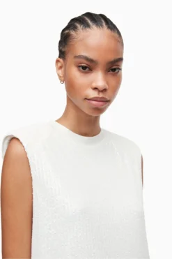 All Saints Juela White Sleeveless Dress -ALLSAINTS Sales unnamed file 5021 scaled