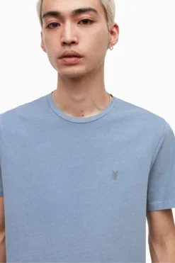 All Saints AllSaints Blue Ossage Crew T-Shirt -ALLSAINTS Sales unnamed file 5027 scaled