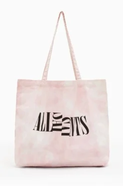 All Saints AllSaints Pink Spt Oppose Tie Dyed Tote Bag -ALLSAINTS Sales unnamed file 5037