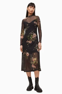 All Saints AllSaints Hanna Asago Black Dress -ALLSAINTS Sales unnamed file 5054 scaled