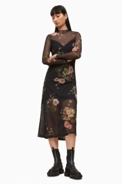 All Saints AllSaints Hanna Asago Black Dress -ALLSAINTS Sales unnamed file 5055 scaled