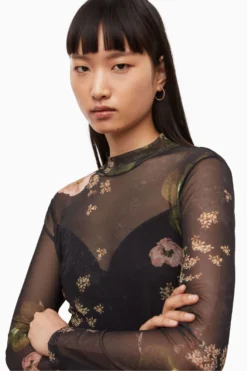 All Saints AllSaints Hanna Asago Black Dress -ALLSAINTS Sales unnamed file 5056 scaled