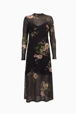 All Saints AllSaints Hanna Asago Black Dress -ALLSAINTS Sales unnamed file 5058