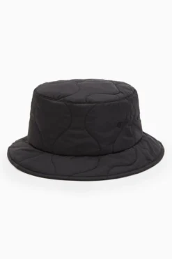 All Saints AllSaints Harvey Black Bucket Hat -ALLSAINTS Sales unnamed file 5072