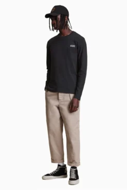 All Saints AllSaints Black Niko Ls Crew T-Shirt -ALLSAINTS Sales unnamed file 514 scaled