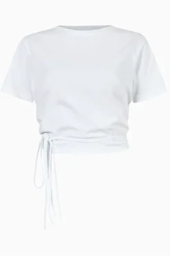 All Saints AllSaints Ada White T-Shirt -ALLSAINTS Sales unnamed file 524