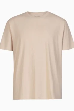All Saints AllSaints Nude HARV Short Sleeve Crew T-Shirt -ALLSAINTS Sales unnamed file 530