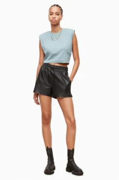All Saints AllSaints Mika Blue Cropped Tank -ALLSAINTS Sales unnamed file 534 scaled