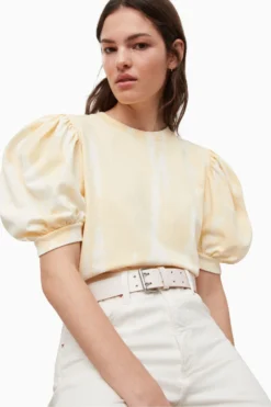 All Saints AllSaints Yellow Elizah T-Shirt -ALLSAINTS Sales unnamed file 557 scaled