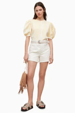 All Saints AllSaints Yellow Elizah T-Shirt -ALLSAINTS Sales unnamed file 559 scaled