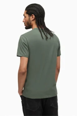 All Saints AllSaints Green Brace Henley T-Shirt -ALLSAINTS Sales unnamed file 578 scaled