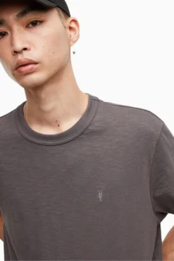 All Saints AllSaints Grey Dexter Short Sleeve Crew T-Shirt -ALLSAINTS Sales unnamed file 609 scaled