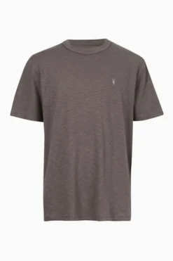 All Saints AllSaints Grey Dexter Short Sleeve Crew T-Shirt -ALLSAINTS Sales unnamed file 611