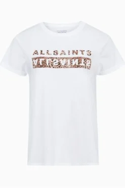 All Saints AllSaints White Juxta Anna T-Shirt -ALLSAINTS Sales unnamed file 618