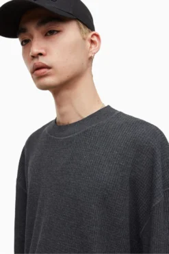 All Saints AllSaints Black Elias Organic Cotton Long Sleeve T-Shirt -ALLSAINTS Sales unnamed file 648 scaled