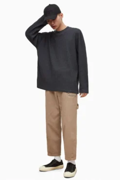 All Saints AllSaints Black Elias Organic Cotton Long Sleeve T-Shirt -ALLSAINTS Sales unnamed file 650 scaled