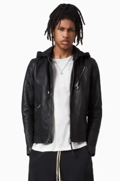 All Saints AllSaints Black Harwood Jacket