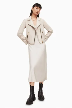 All Saints AllSaints White Dalby Biker Jacket -ALLSAINTS Sales unnamed file 688 scaled