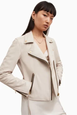 All Saints AllSaints White Dalby Biker Jacket -ALLSAINTS Sales unnamed file 691 scaled